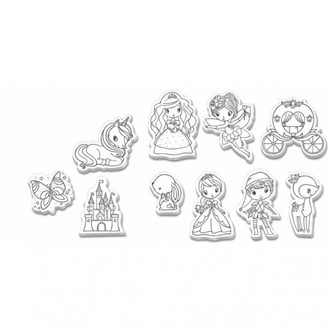 Stempelki piankowe Crea Lign' - Wróżki i Księżniczki