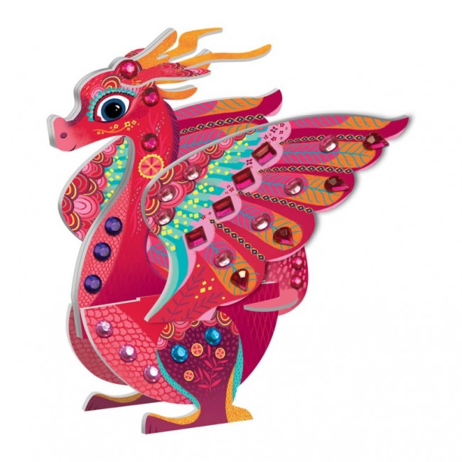 Zestaw artystyczny 3D z diamentami Crea Lign' - Zwierzęta baśniowe