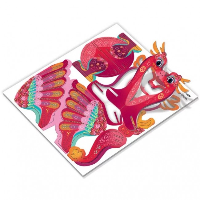 Zestaw artystyczny 3D z diamentami Crea Lign' - Zwierzęta baśniowe