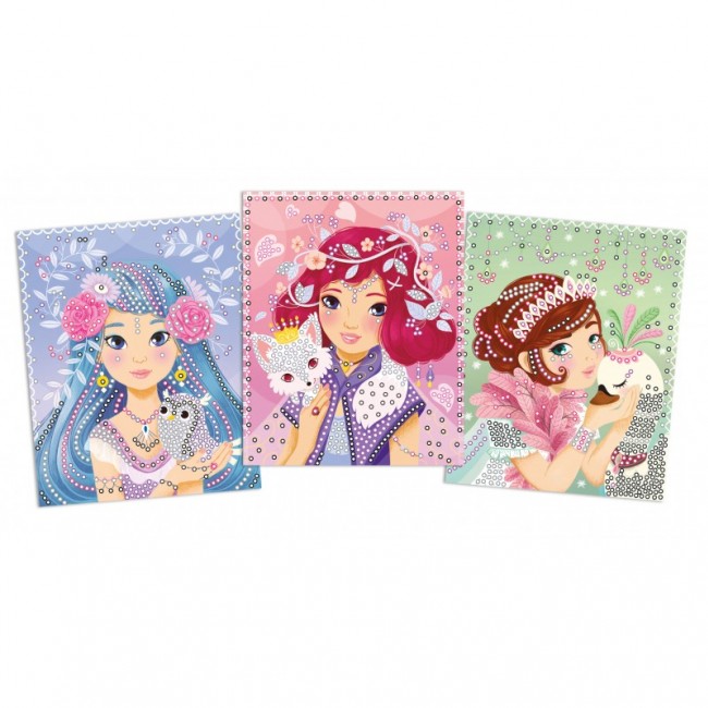 Zestaw artystyczny z diamentami Crea Lign' - Dziewczyny