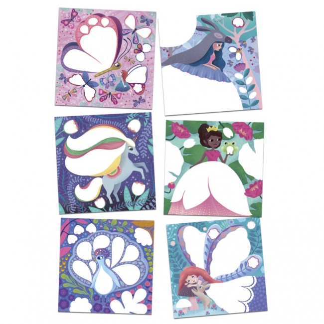 Zestaw artystyczny malowanie palcami Crea Lign' - Wróżki