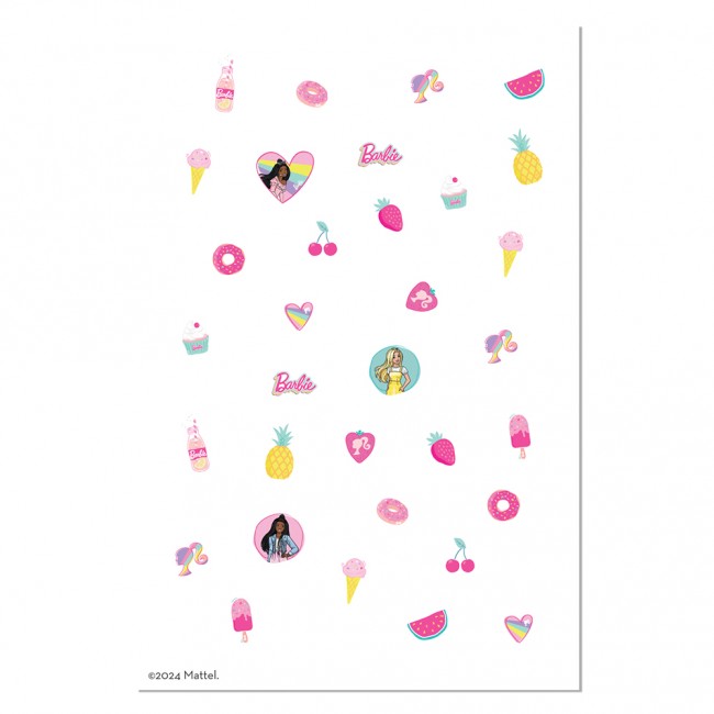 Naklejki na paznokcie dla dzieci Barbie Snails - Happy Vibes