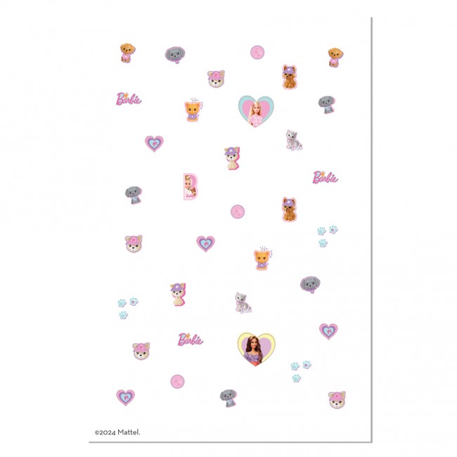 Naklejki na paznokcie dla dzieci Barbie Snails - Barbie & Pets