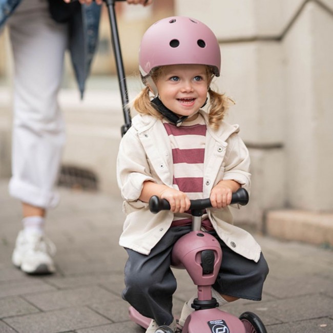 Kask dla dzieci SCOOTANDRIDE XXS-S 1-5 lat - Wildberry