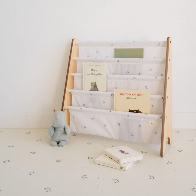 Stojak na Książki 3 Sprouts Recycled - Blueberry Ivory