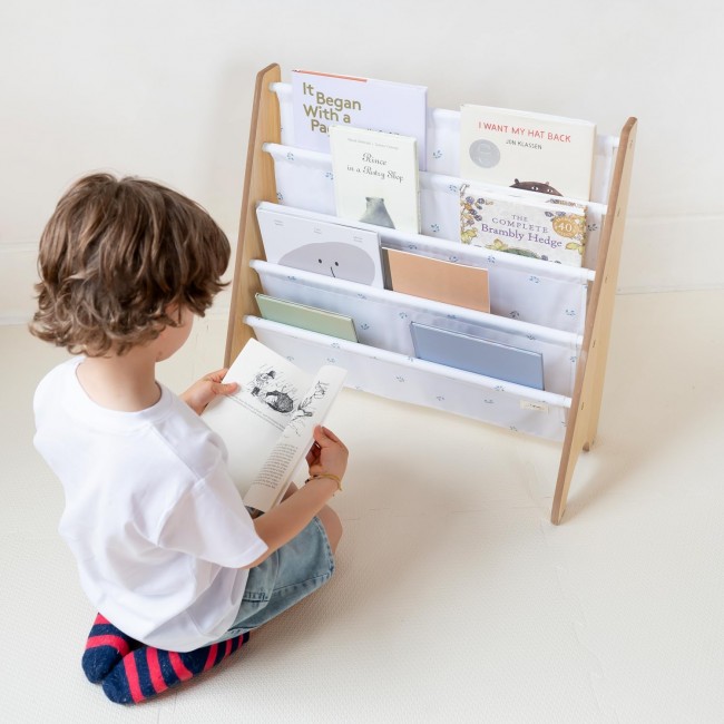 Stojak na Książki 3 Sprouts Recycled - Blueberry Ivory