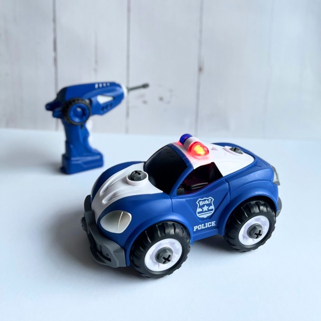 Zestaw do złożenia Buki - Wóz policyjny zdalnie sterowany