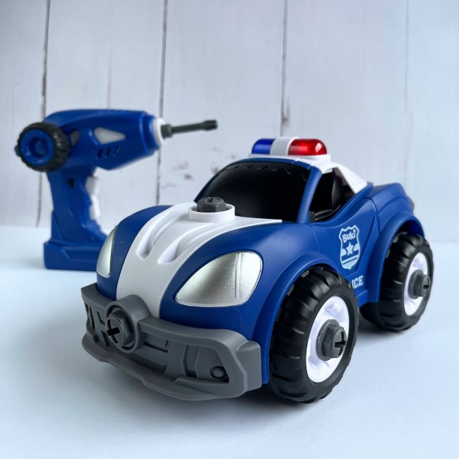 Zestaw do złożenia Buki - Wóz policyjny zdalnie sterowany