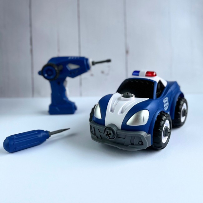 Zestaw do złożenia Buki - Wóz policyjny zdalnie sterowany