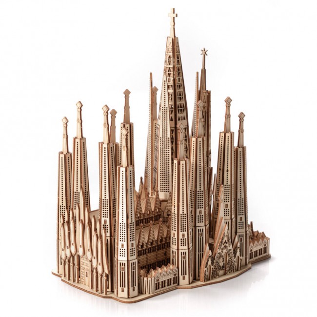 Drewniane Puzzle Model 3D Little Story - Sagrada Familia