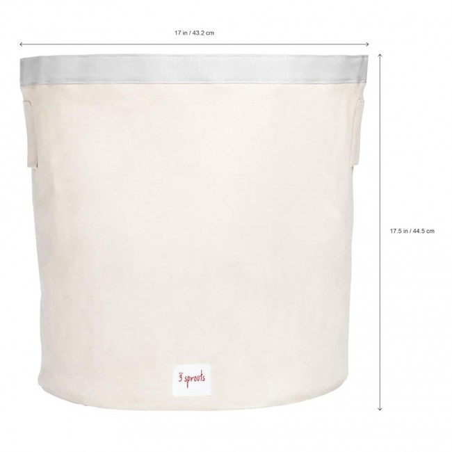 Duży bawełniany pojemnik na zabawki 3 Sprouts - Panda