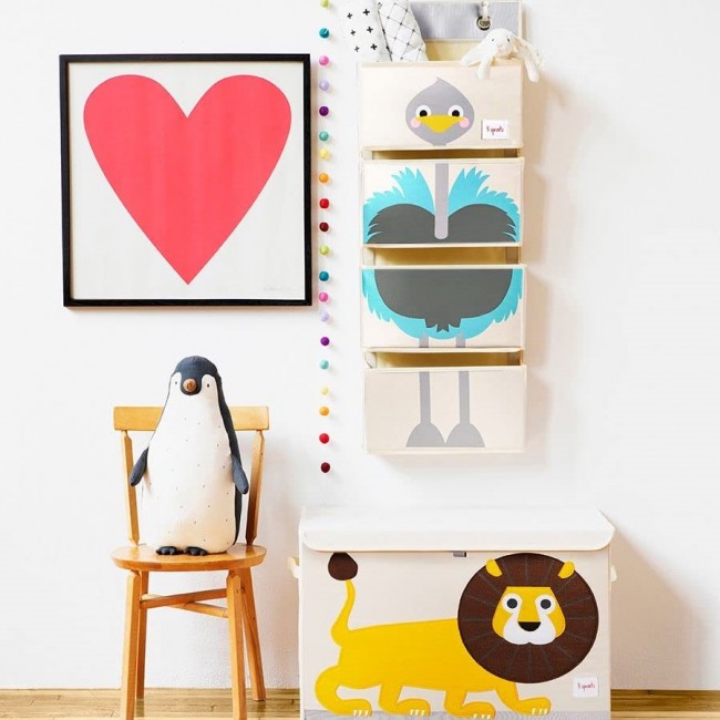 Organizer Ścienny Wiszący 3 Sprouts - Struś Blue