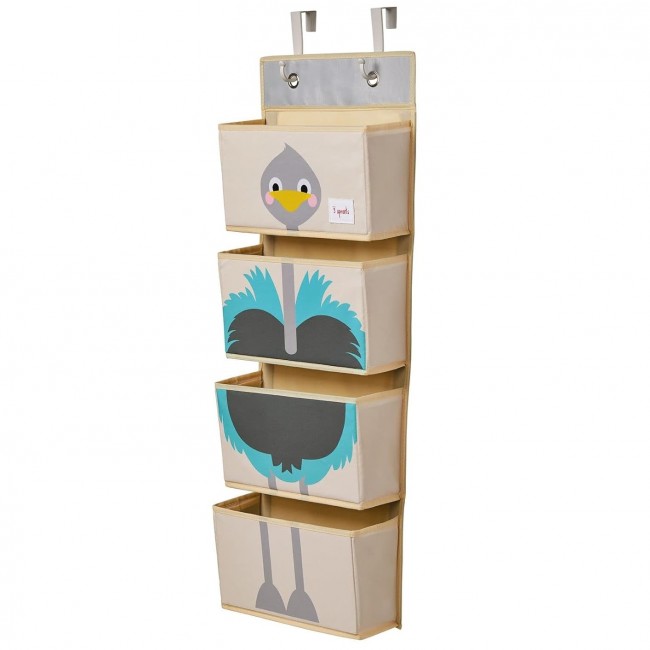 Organizer Ścienny Wiszący 3 Sprouts - Struś Blue