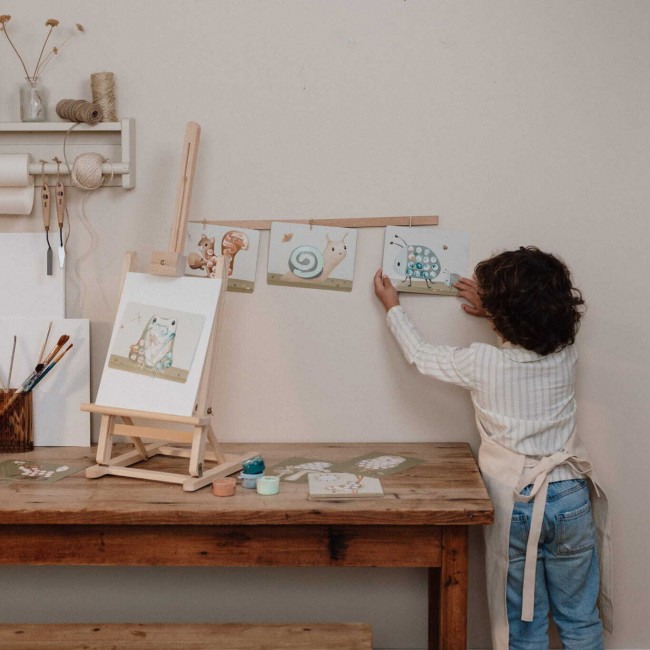 Zestaw do malowania palcami Little Dutch - Forest Friends