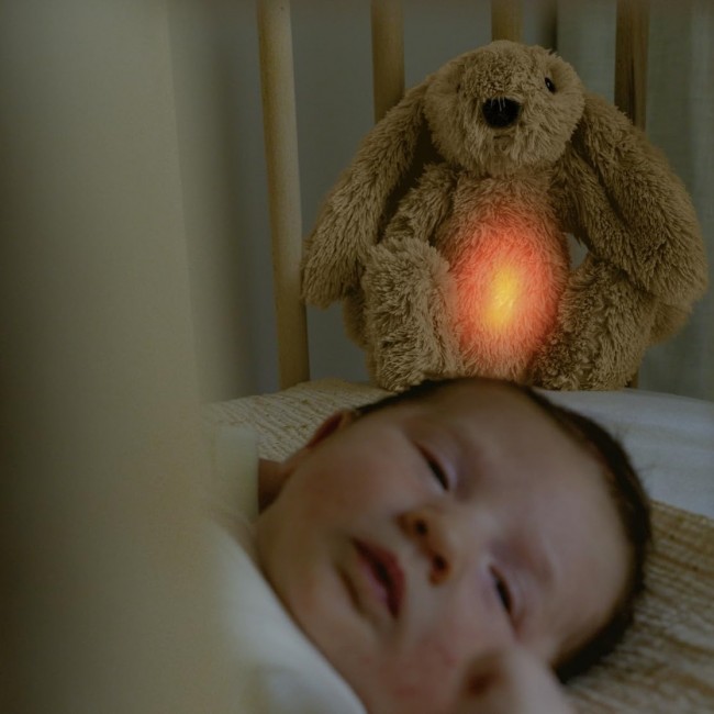 Szumiąca Lampka Nocna Zazu - Królik Beige
