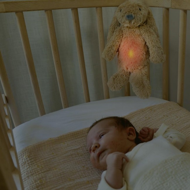 Szumiąca Lampka Nocna Zazu - Królik Beige