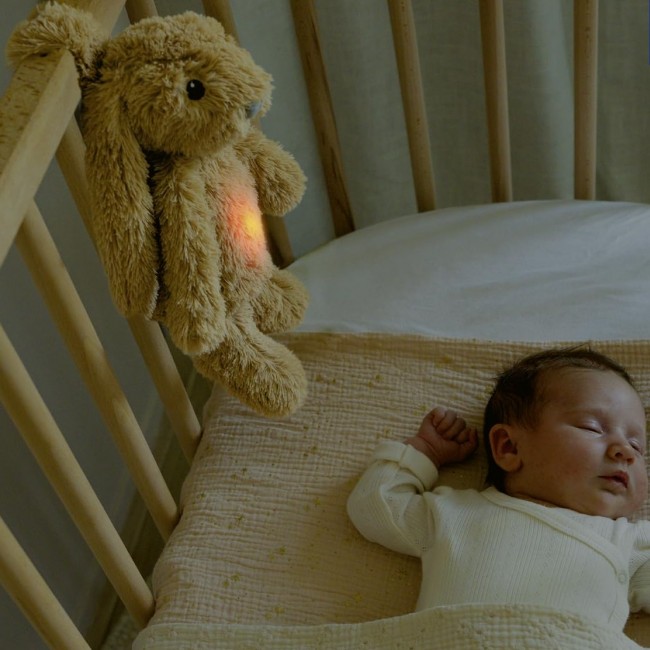 Szumiąca Lampka Nocna Zazu - Królik Beige