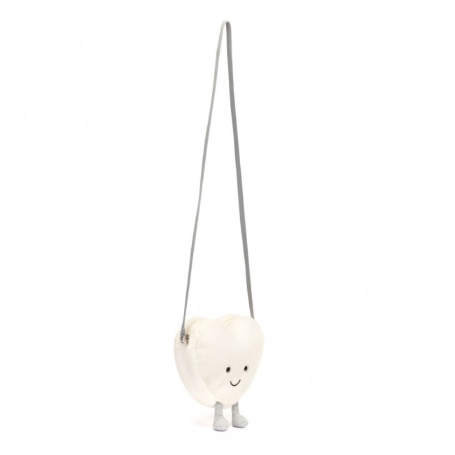 Pluszowa torebka na ramię Jellycat - Serce Kremowe