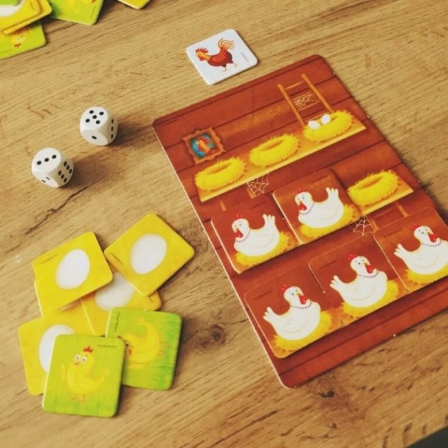 Gra rodzinna Kukuryku - Pełny Kurnik