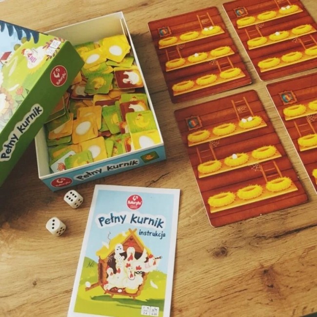 Gra rodzinna Kukuryku - Pełny Kurnik