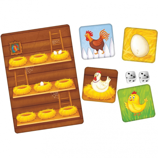 Gra rodzinna Kukuryku - Pełny Kurnik