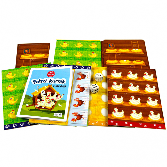 Gra rodzinna Kukuryku - Pełny Kurnik