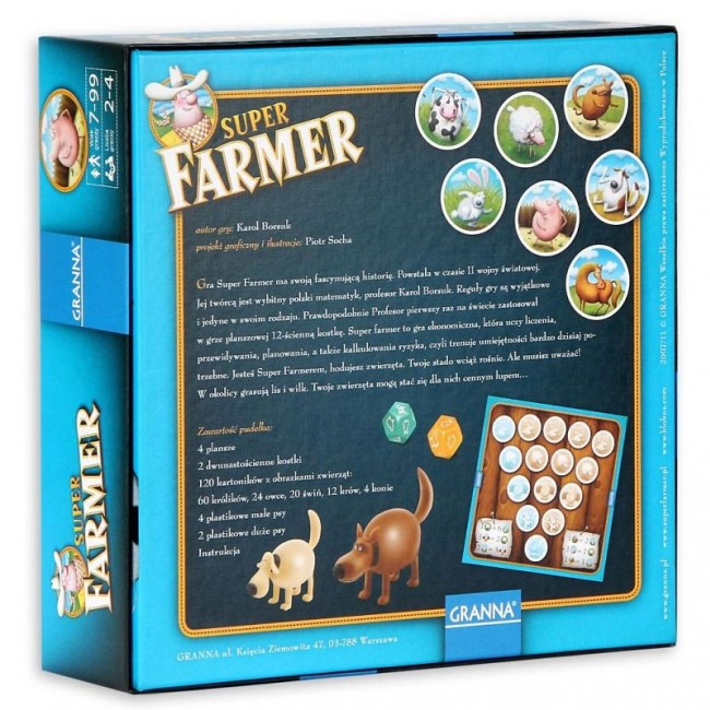 Gra planszowa Granna - Superfarmer DeLux