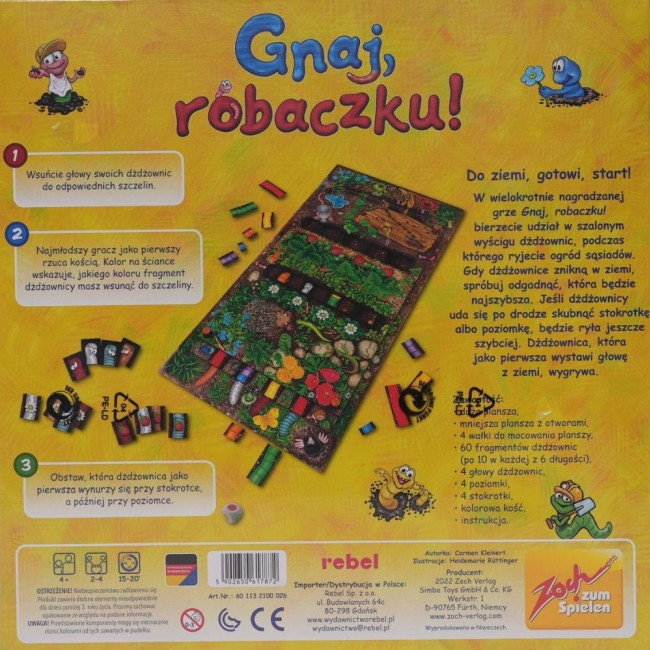 Gra planszowa Rebel - Gnaj, robaczku!