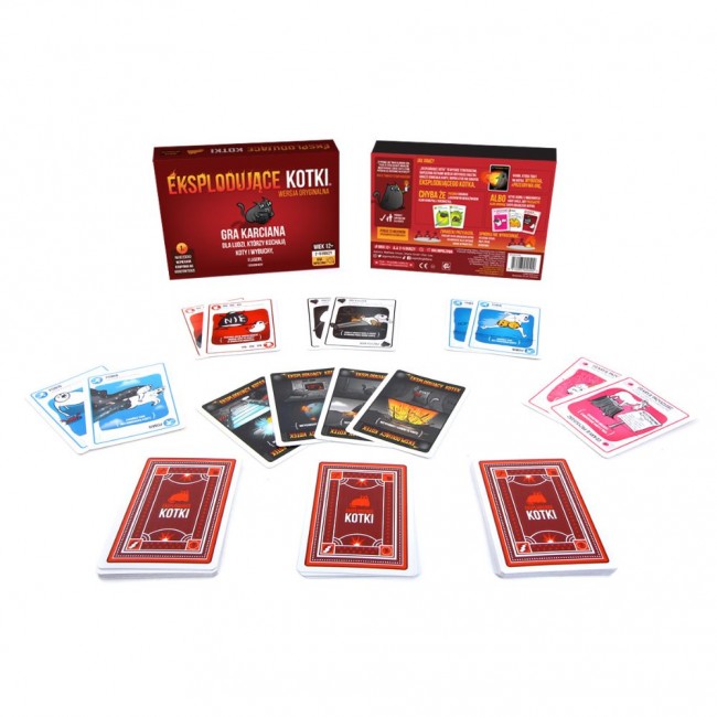 Gra karciana Rebel - Eksplodujące Kotki