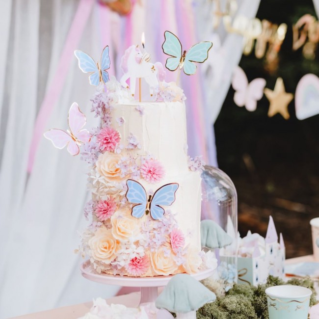 Świeczka urodzinowa Party Deco 9 cm - Jednorożec 1 szt.