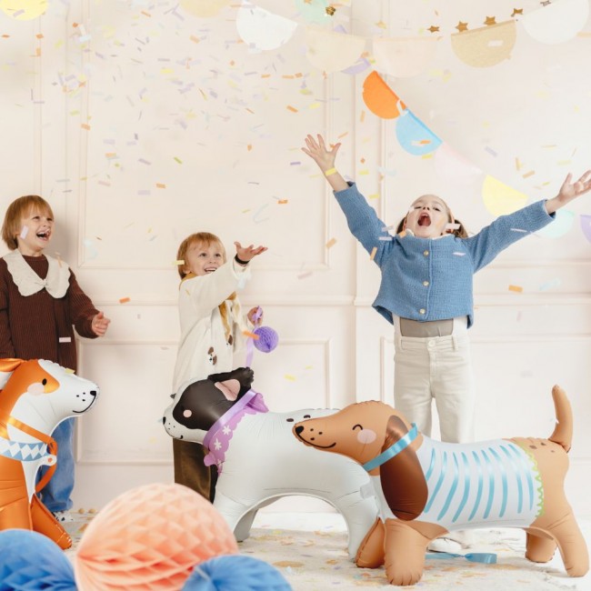 Stojący balon foliowy Party Deco - Jamnik 89 x 58 cm