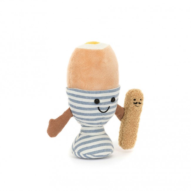 Pluszowe Wesołe Jajko na Miękko w Kieliszku Jellycat 16 cm