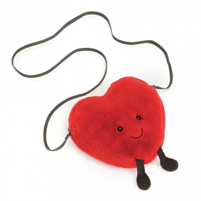 Pluszowa Torebka na Ramię Uśmiechnięte Serduszko Jellycat 18 cm