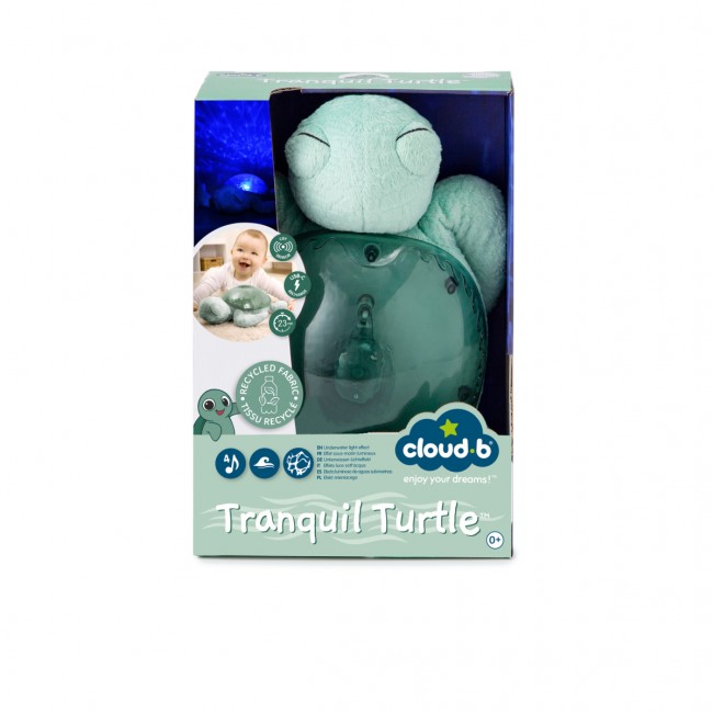 Projektor z pozytywką Tranquil Turtle™ Cloud B - Żółw podwodny zielony ECO