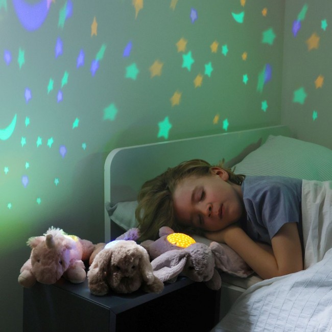Pluszowy projektor dla dzieci Dream Buddies™ Cloud B - Piesek Patch