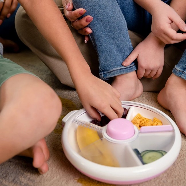 Duży pojemnik na przekąski Snack Spinner Gobe - Taro Purple