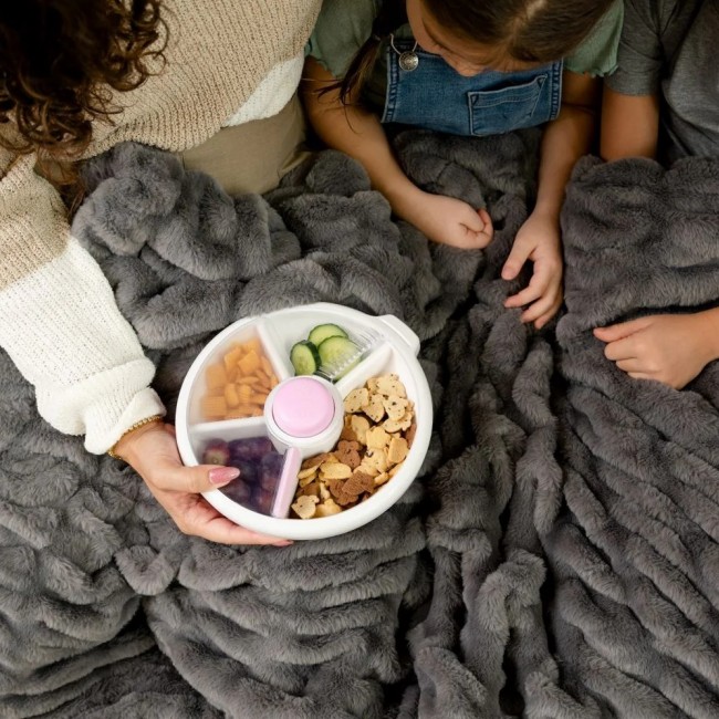Duży pojemnik na przekąski Snack Spinner Gobe - Taro Purple