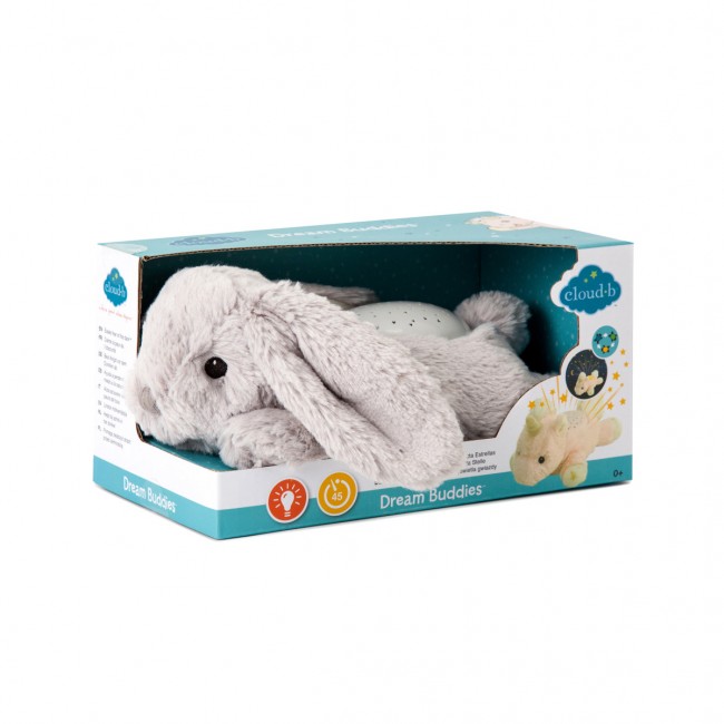 Pluszowy projektor dla dzieci Dream Buddies™ Cloud B - Królik Benny