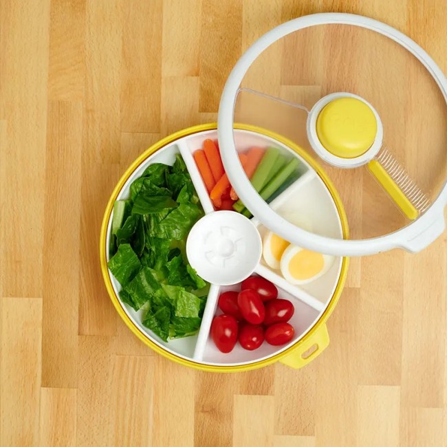 Duży pojemnik na przekąski Snack Spinner Gobe - Macaron Blue