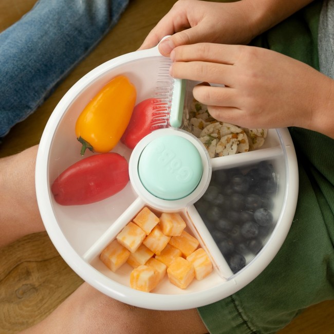 Duży pojemnik na przekąski Snack Spinner Gobe - Taro Purple