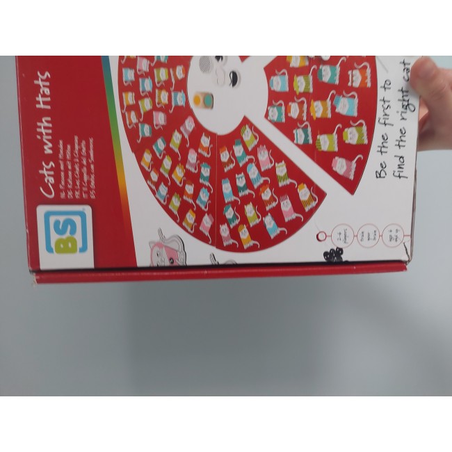 OUTLET Gra obserwacyjna BS Toys - Kot w kapeluszu