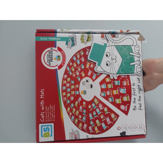 OUTLET Gra obserwacyjna BS Toys - Kot w kapeluszu