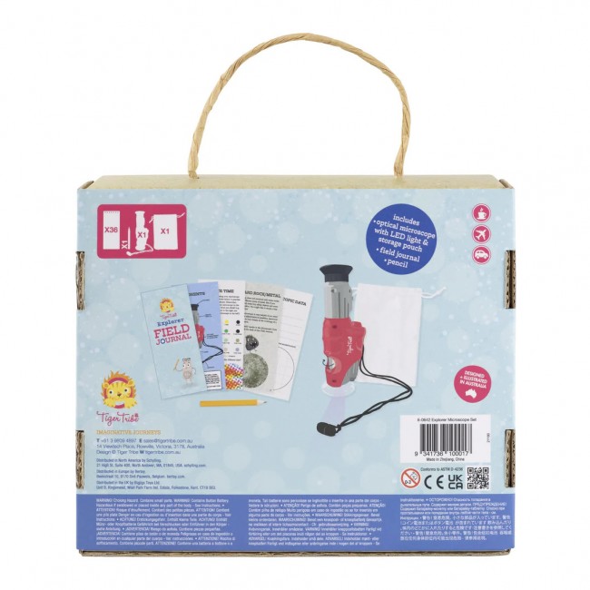 Zestaw Małego Odkrywcy Tiger Tribe - Mikroskop