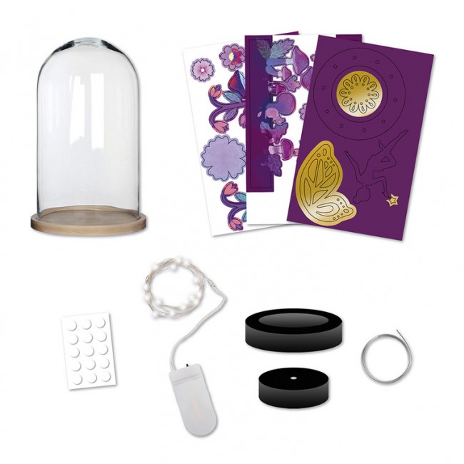 Zestaw kreatywny Lampka Tajemniczy ogród Janod - Wróżki Magic Fairies 7+