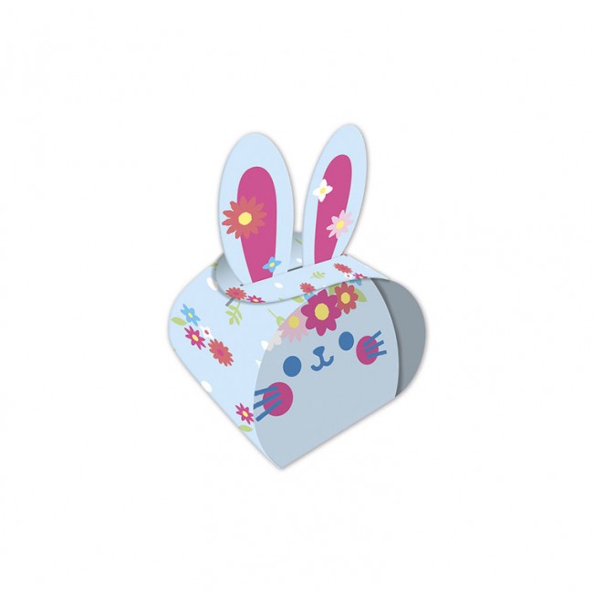 Zestaw kreatywny 12 pudełek z papieru kawaii do samodzielnego wykonania Janod 7+