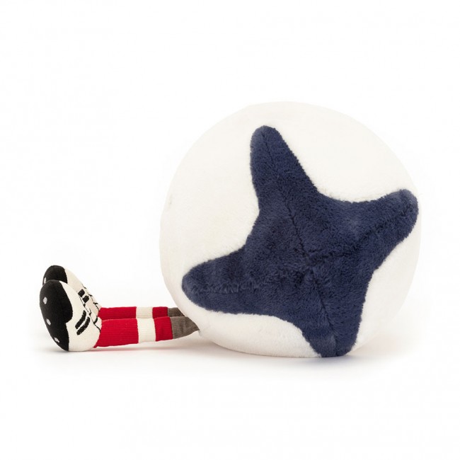 Pluszowa Wesoła Piłka Rugby Jellycat 29 cm