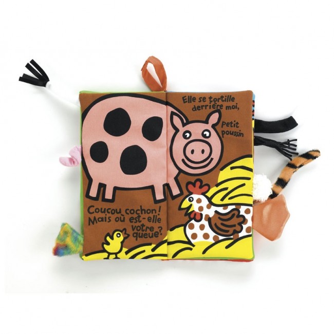 Książeczka sensoryczna Jellycat - Coucou Ferme