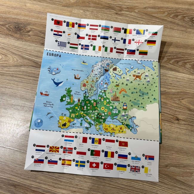 Książka "Mój pierwszy atlas świata. Poznaj każdy kontynent." Wydawnictwo Yoyo Books