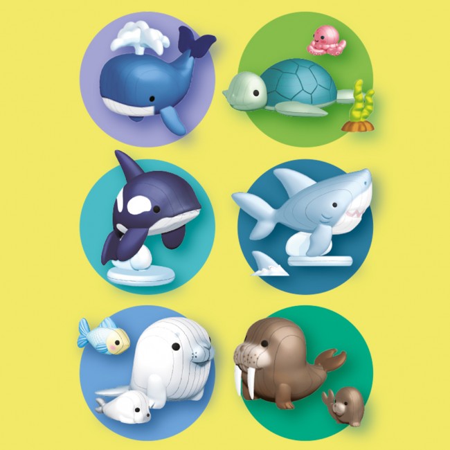 Puzzle 3D Apli Kids Ocean - Orka