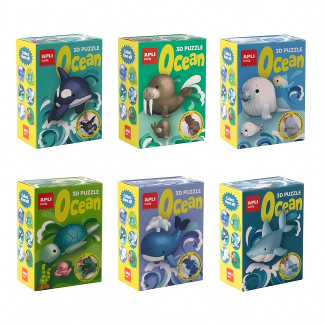Puzzle 3D Apli Kids Ocean - Żółw
